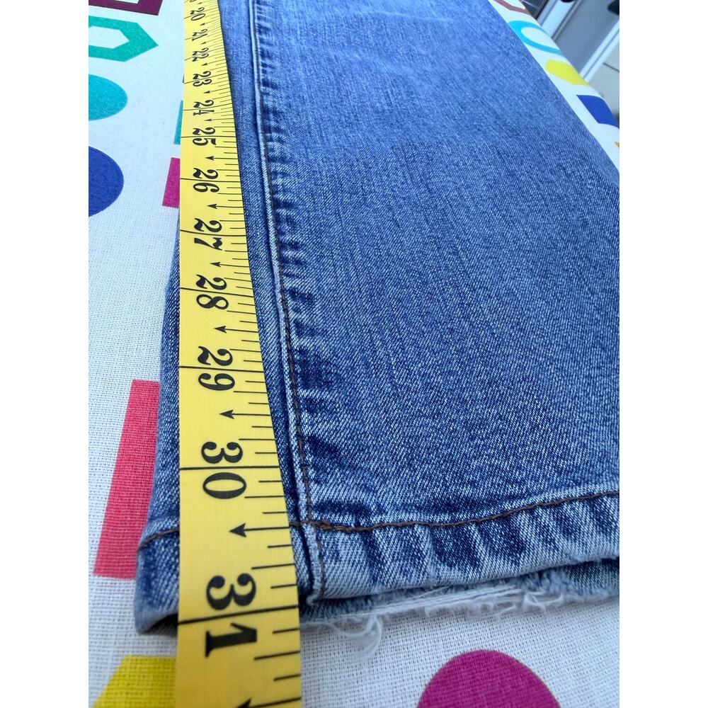Lauren Jeans Co. LRL Women's Slim Straight Jeans Size 2 Light Wash Stretch - Picture 9 of 9
